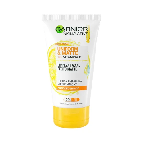 limpeza-facial-garnier-uniform-and-matte-vitamina-c-antioleosidade-120g