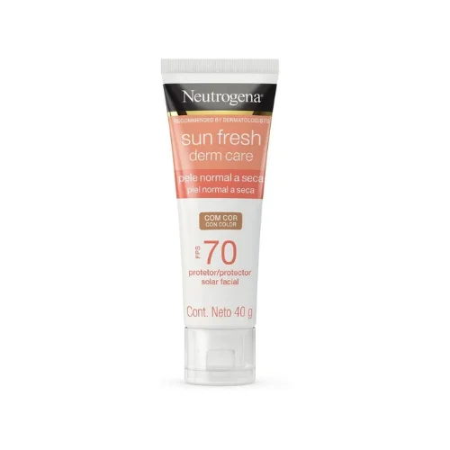 protetor-solar-facial-para-pele-seca-neutrogena-sun-fresh-dermcare-com-cor-fps-70-40g